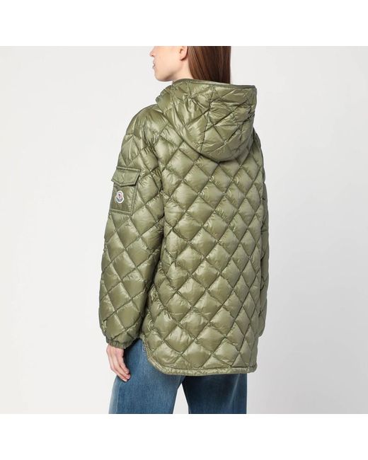 Giacca trapuntata in nylon di Moncler in Green