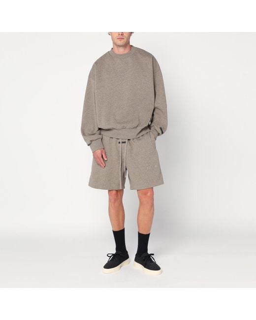 Fear Of God Gray Cotton-Blend Shorts for men