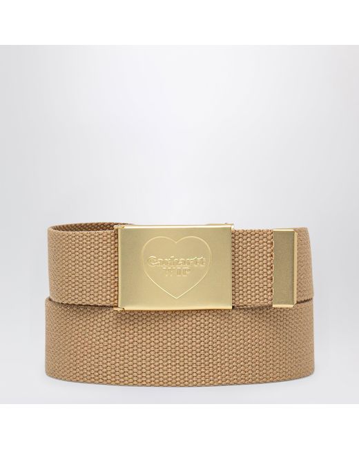 Carhartt Natural Heart Clip Belt Dusty for men