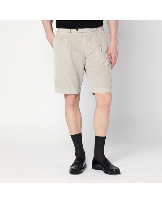 PT Torino Natural Cotton Bermuda Shorts for men