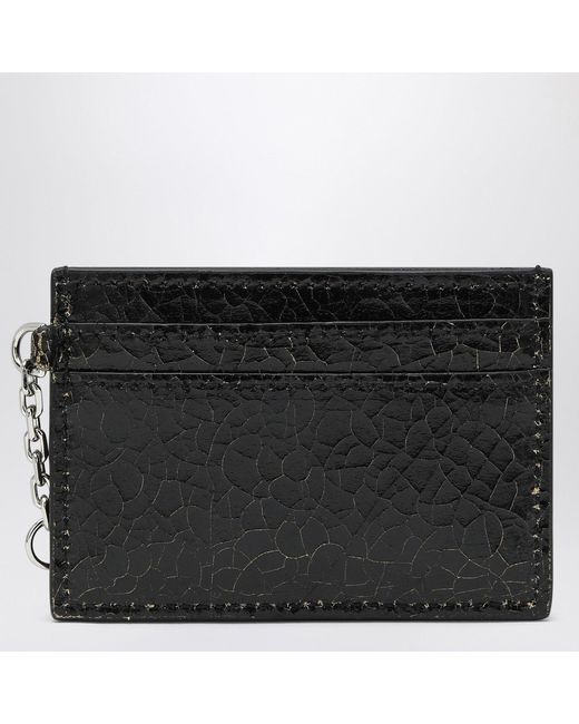 McQueen Black Card Case for men