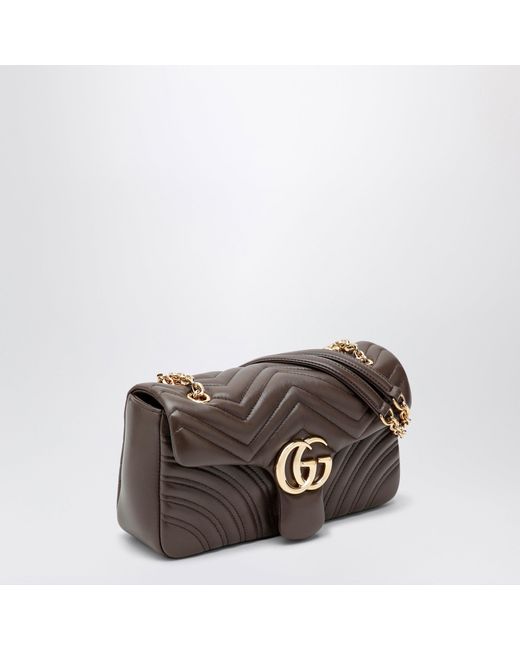 Gucci Metallic Medium Gg Marmont Shoulder Bag