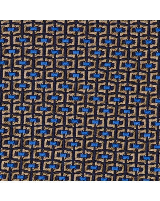 Ferragamo Black Gancini Jacquard Tie for men
