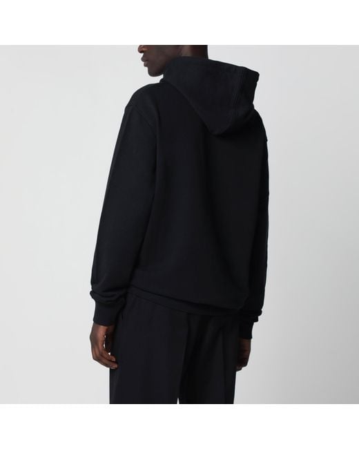 AMI Black Ami De Coeur Hoodie for men