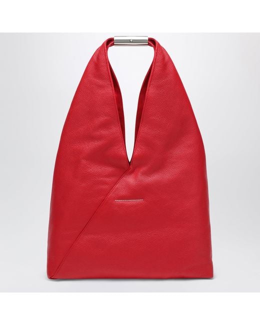 MM6 by Maison Margiela Red Medium Japanese Bag Jewel Handle