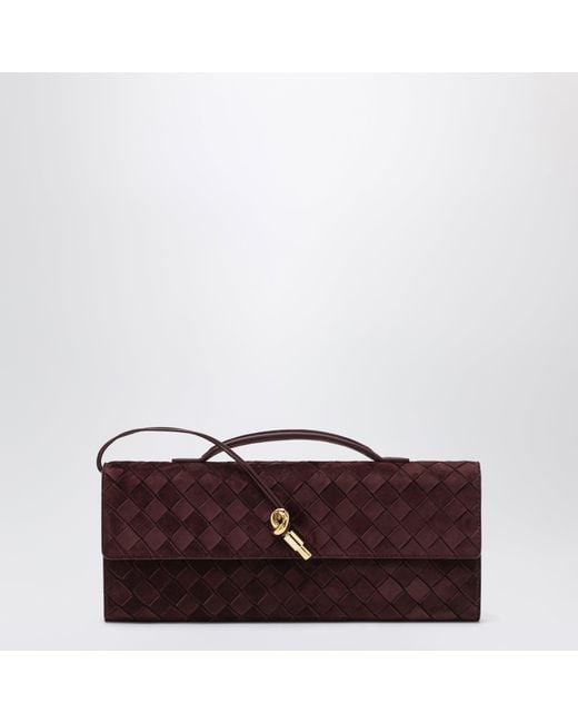 Bottega Veneta Red Andiamo Clutch