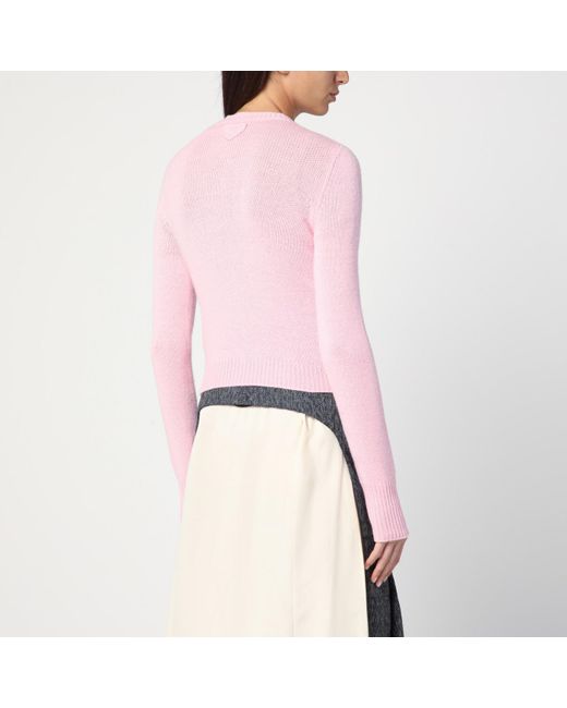 Prada Pink Cashmere Cardigan