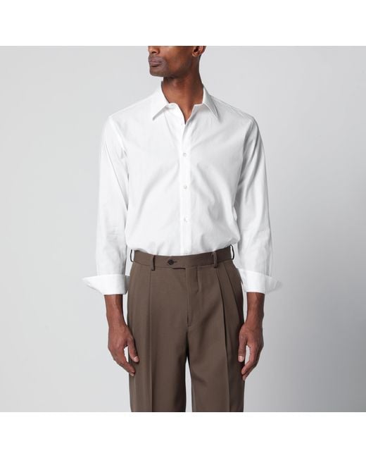 Camicia Slim di Auralee in Gray da Uomo