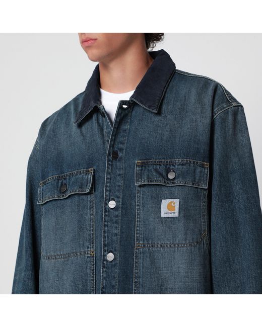 Carhartt Blue Oakland Shirt Jacket for men