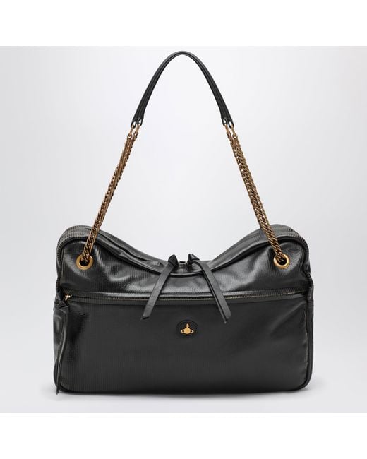 Vivienne Westwood Black Dolce Shoulder Bag