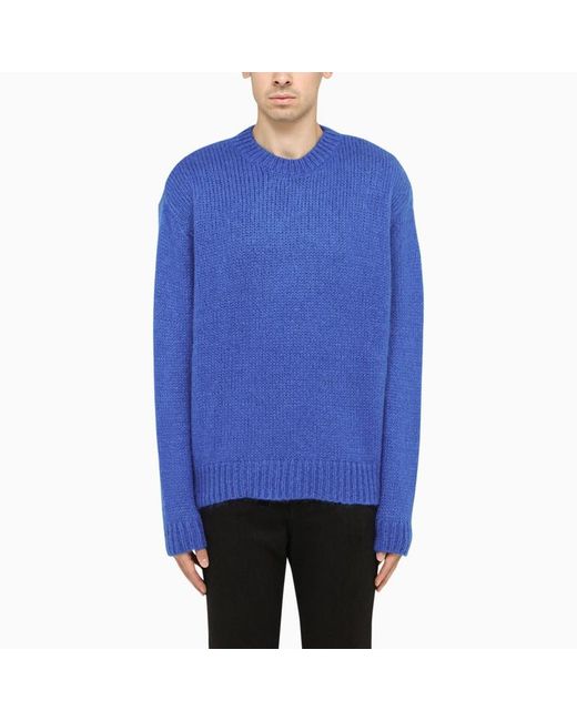 Represent Cobalt Sweater In Mohair Blend in Blue for Men | Lyst UK