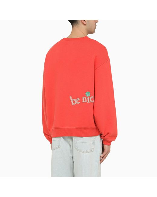 ERL Venice Red Sweatshirt for men