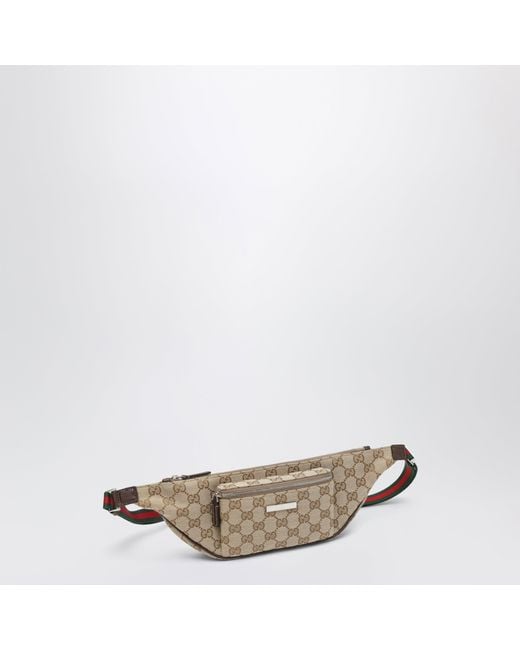 Marsupio Flatpack Piccolo Marrone di Gucci in Natural da Uomo