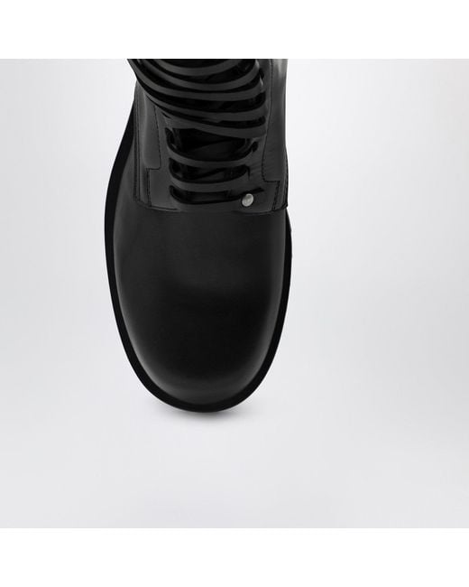 DURAZZI MILANO Black Combat Boots