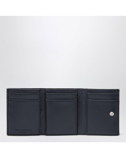 Stella McCartney Black Falabella Dark Wallet