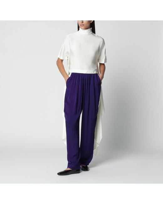 Alaïa Blue Asymmetric Top