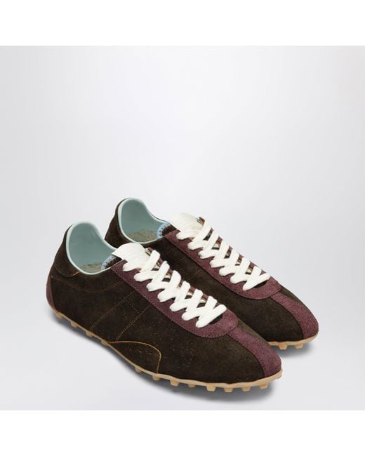 Maison Margiela Brown Suede Sneakers for men