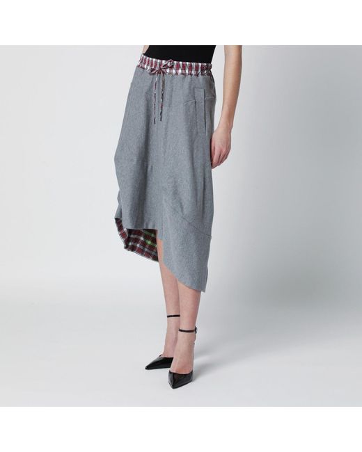 Vivienne Westwood Gray Aerodrome Skirt