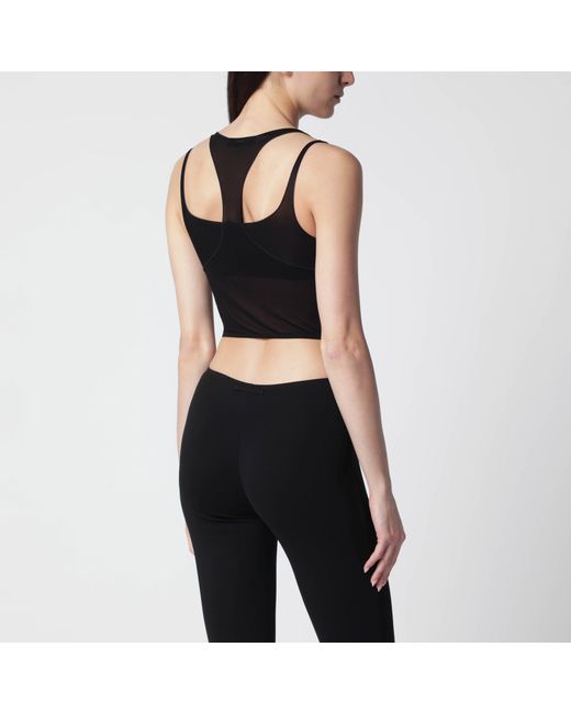 Gucci Black Lightweight Crêpe Jersey Bralette Set