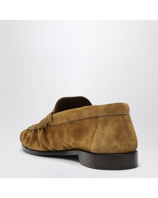Saint Laurent Brown Le Loafer Moccasins