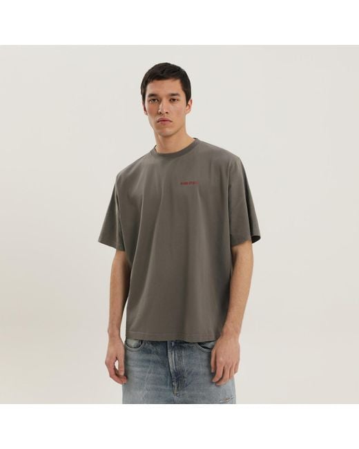 1989 STUDIO Gray Party T-Shirt S/S for men