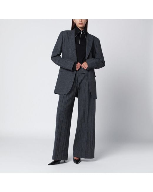 Our Legacy Black Wool-Blend Single-Breasted Jacket
