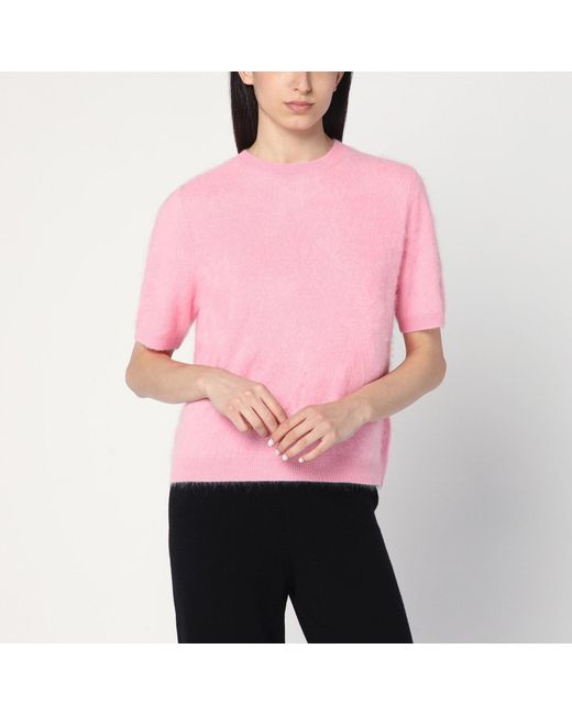 Soft Goat Pink Brushed Cashmere Sweater