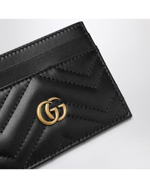 Portacarte gg marmont di Gucci in Black