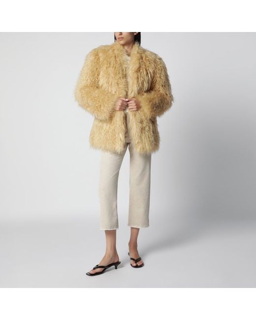 Isabel Marant Natural Écru Corduroy Capri Trousers