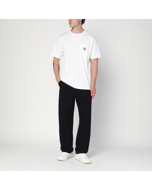 S/s pocket t-shirt bianca di Carhartt in White da Uomo
