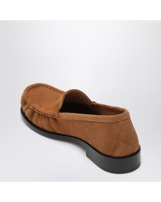Dries Van Noten Brown Suede Loafers for men