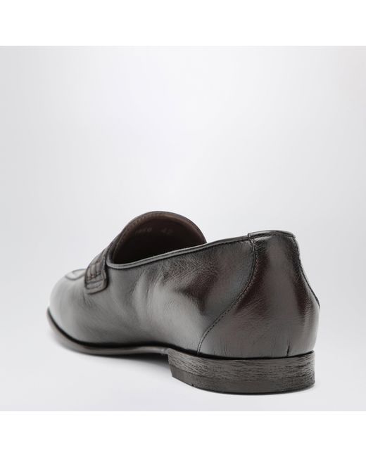 Sturlini Black Savio Leather Loafers for men