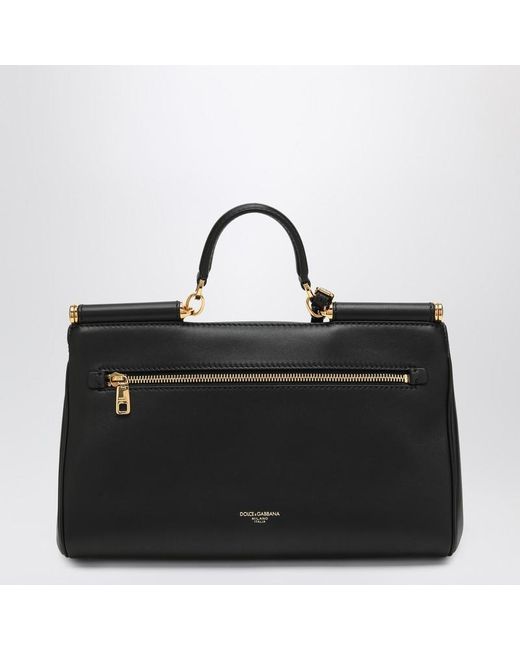 Borsa a mano my sicily in pelle nera di Dolce & Gabbana in Black