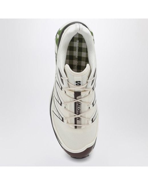 Salomon White Sneaker Xt-6 Expanse Canvas Vanilla for men