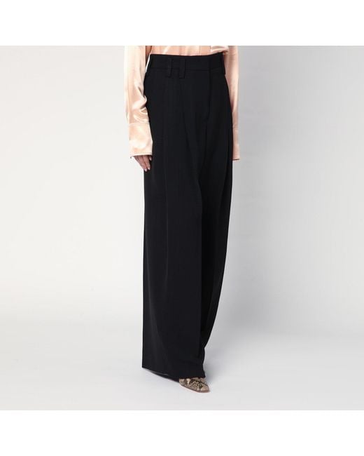 Jil Sander Black Wide Pants