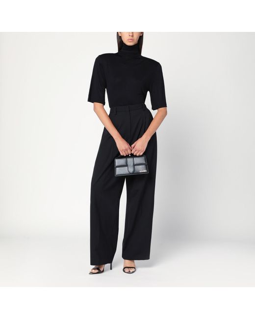 Jacquemus Black T-Shirts And Polos