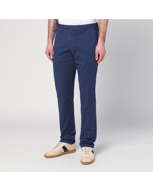 Santaniello Blue Trousers for men
