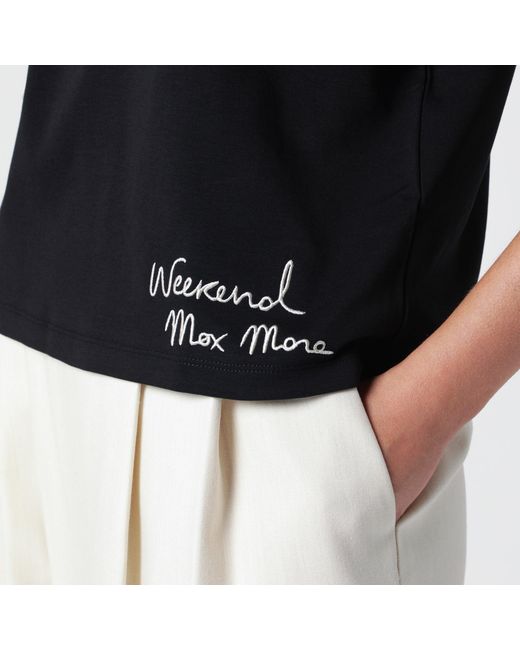 Weekend by Maxmara Black T-Shirt