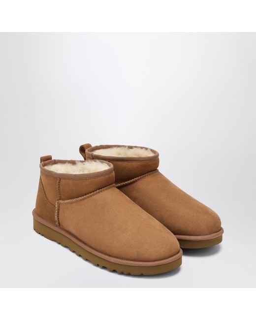 Ugg Brown Classic Ultra Mini Chestnut Boot for men