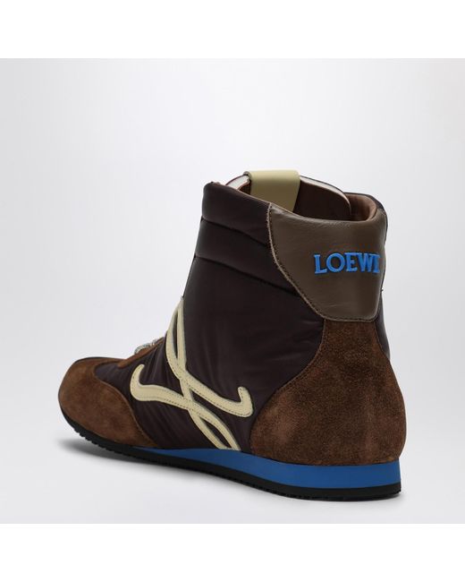 Loewe Brown High-top Ballet Runner 2.0 /yellow