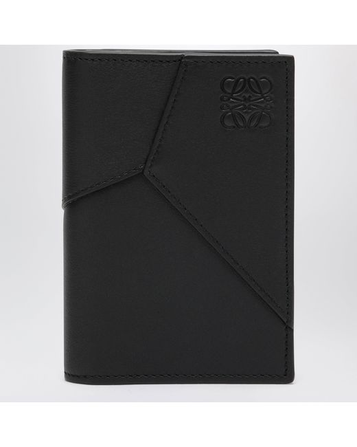 Loewe Black Puzzle Bi-Fold Card Holder for men