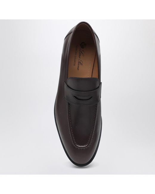 Loro Piana Black Sergio Loafer