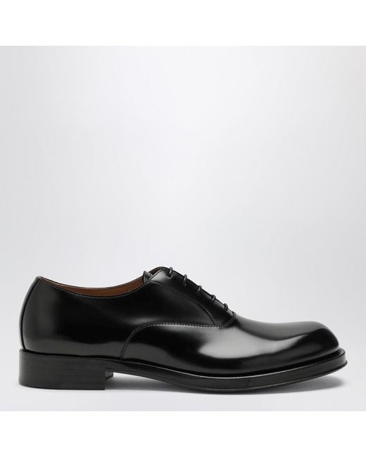 Dries Van Noten Black Lace-Up Shoes for men