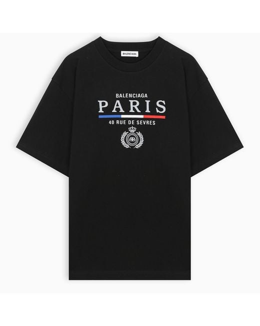 Balenciaga Black 40 Rue De Sèvres T-shirt