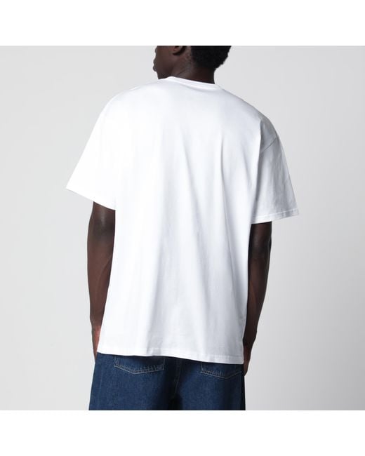 Carhartt White S/S Chase Cotton T-Shirt for men