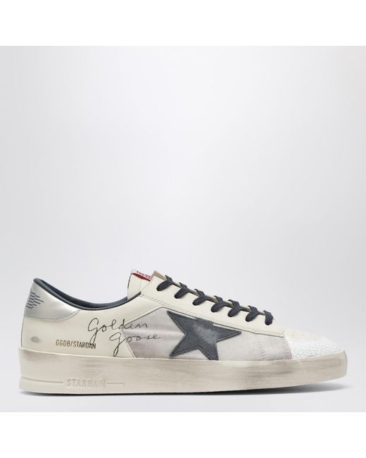 Golden Goose Deluxe Brand White Stardan Sneaker Cream for men