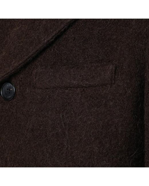 Cappotto monopetto in misto lana di DUNST in Black