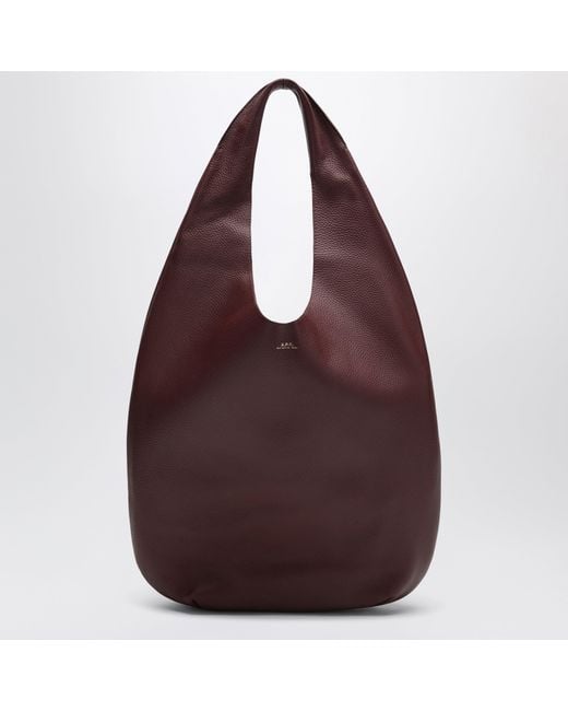 A.P.C. Brown Le Neige Wine Bag