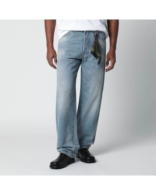 DARKPARK Blue Washed Jeans for men