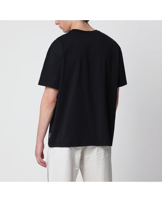 Tekla Black Washed Short-Sleeve T-Shirt for men